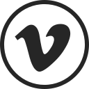 Circle,High quality,Media,Social,Social media,Video,Vimeo